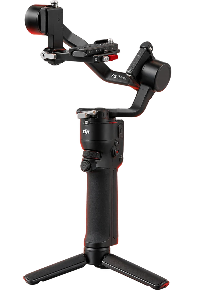 Stabilisateur DJI RS 3 Mini utilisé par Monsieur Off